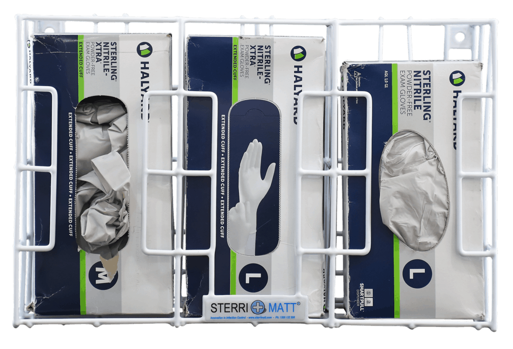 Sterri-Matt ® Universal Glove Dispenser: SMATT-WCSG with PPE Consumables