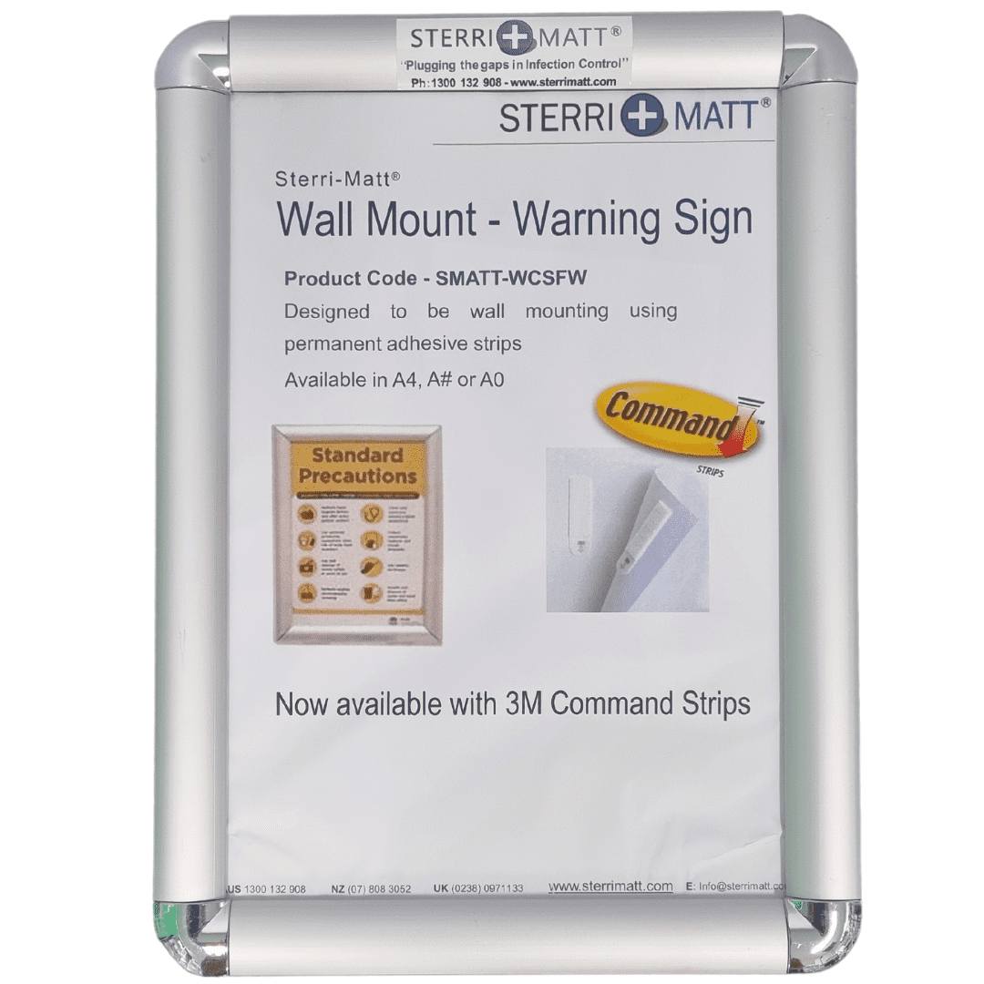 Sterri-Matt® Wall Mount Warning Sign: SMATT-WCSFW