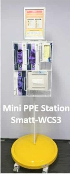 Sterri-Matt® Mini PPE Station: SMATT-WCS3